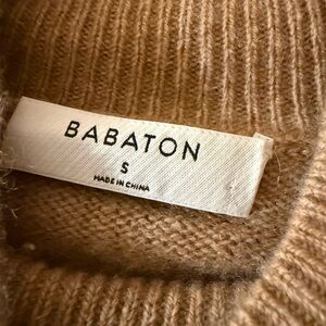 Aritzia Babaton Warm Tan Sweater